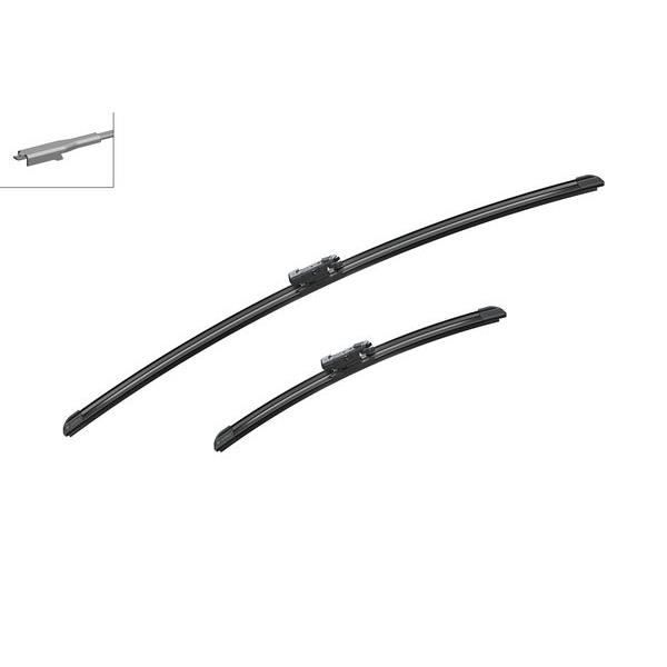 Conjunto de 2 Escovas Limpa-Para-Brisas BOSCH A078S Bosch - Peças e acessórios para janelas de veículos automotores - 2 escovas, limpa-parabrisas, aerotwin, durável