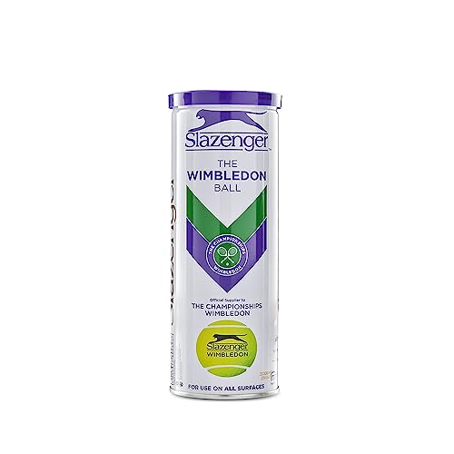 Slazenger Wimbledon 3 Unidades Amarelo (Recondicionado Como Novo) SLAZENGER - Futebol - amarelo, poliéster, tênis, 3 unidades