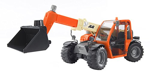 Brinquedo sobre Rodas BRUDER Telescopic Forklift Bruder - Brinquedos - telescópico, rodas giratórias, cabine aberta