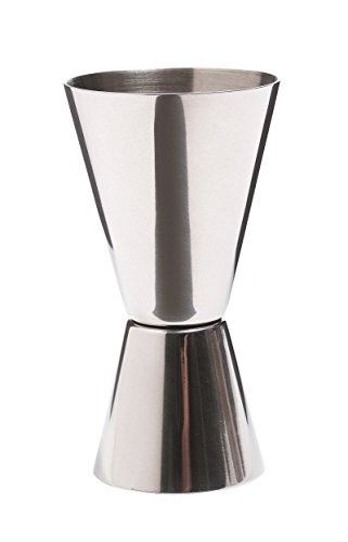 Medidor de bebida duplo kitchen craft inox 4cm (Acessórios de cozinha) Kitchen Craft - Agitadores de coquetel e ferramentas - aço inoxidável, resistente, leve