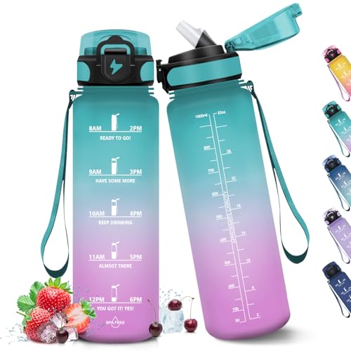Garrafa HONEYHOLLY 1L (Plástico - Transparente) HoneyHolly - Roupa - 1L, transparente, plástico, lavável