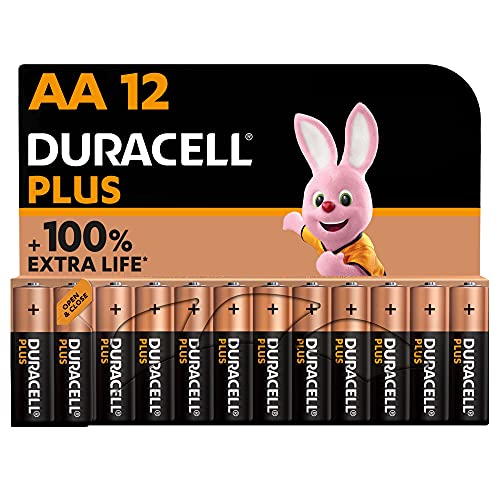 Pilhas DURACELL Plus (12 unidades - Alcalino) Duracell - Baterias de uso geral - alcalino, aa, 1,5v, 12 unidades