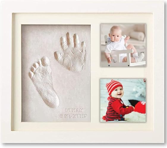 Kit de Artesanato para Bebé MA CLA 3Rd Generation Cast Hands And Feet MaCla - Porta-retratos - kit, artesanato, bebé, ma cla, terceira geração, cast hands, feet