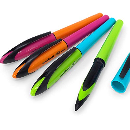 Caneta de Gel UNI-BALL Uni Ball Air (Azul) Uni-Ball - OMG - Canetas - caneta, gel, uni-ball, air, azul