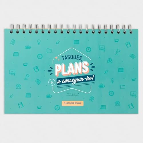 Organizador Semanal MR. WONDERFUL 4x6cm (Multicor) Mr. Wonderful - Papel de impressora e copiadora - organizador, semanal, 4x6cm, multicor