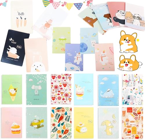Bloco de Notas MIKQKY 24 Unidades (Multicor - Polipropileno) Mikqky - Cadernos e bloco de notas - multicor, polipropileno, blocos de notas, animais coloridos