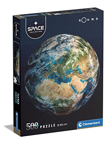 Puzzle CLEMENTONI Space Collection - Earth (Idade Mínima: 12 Anos - 500 Peças) CLEMENTONI - Quebra-cabeças - madeira, nasa, espaço, 500 peças, livro