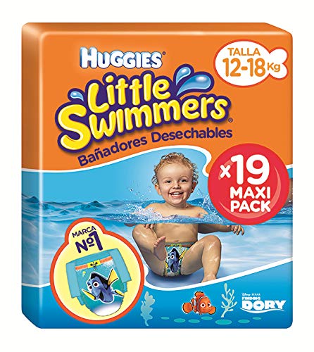 Fraldas Huggies Maxi Little Swimmers 5-6 (19 Un) HUGGIES - Fraldas - maxi, 5-6 anos, 19 un