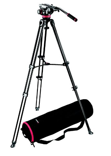 Manfrotto 502FLK4B tripé 3 perna(s) Preto, Prateado Manfrotto - Tripés e monopés - digital, 7 kg, 3 pernas, preto, prateado