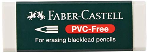 Faber Castell Eraser Plastic 63 X 22 X 12 Mm Faber-Castell - Borrachas - borracha, pvc-free, plástico, branco