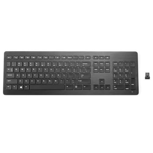 Teclado HP Premium (Wireless - Layout UK) HP - Teclados - preto, layout uk, wireless, usb