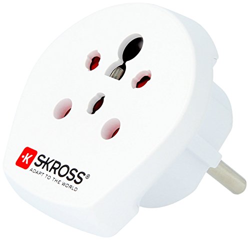Adaptador de Viagem SKROSS 1.500217 (Universal - 2500 W - Branco) SKROSS - Conversores e adaptadores de viagem - universal, 2500 W, branco