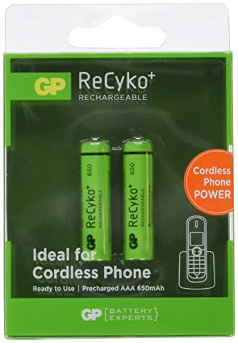 Pilha Recarregável GP MICRO HR03 (1.2V - 650mAh) GP BATTERIES - Baterias de uso geral - pilha recarregável, 1.2V, 650mAh, nimh