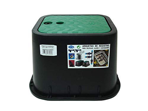 Caixa de Rega Enterrada 2 Saídas S&M GARDEN Saneaplast & Metalsant - Controlos de aspersores - caixa de rega, enterrada, 2 saídas, pvc, auto-enchimento