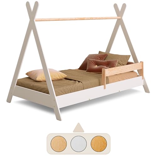 Cama INNOVATION HOME FURNISH TIPI (Branco - Madeira) SMARTWOOD - Conjuntos de móveis - branco, madeira