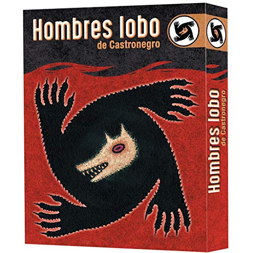 Livro ASMWER01ES de Hombre Castronero (Espanhol) Asmodee - Jogos - jogo social, dedução, suspeita, 8-18 jogadores