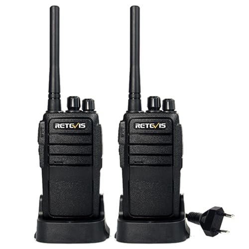 Walkie-Talkies RETEVIS RT21 (16 Canais - Até 8 Km - Até 18h - Preto) Retevis - Rádios bidirecionais - 16 canais, 8 km, FM modulação, preto, Li-Ion