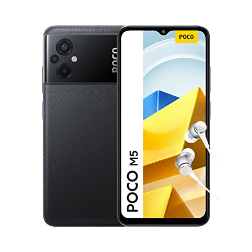 Smartphone POCO M5 (6.58'' - 4 GB - 64 GB - Preto) Xiaomi - Telemóveis - 6.58 polegadas, 4 GB, 64 gb, íon-lítio recarregável