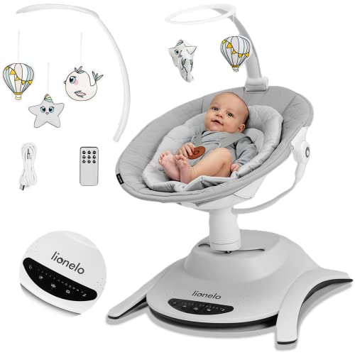Espreguiçadeira LIONELO Bella (Branco - 0-36M) LIONELO - Brinquedos para bebês e equipamentos de atividades - espreguiçadeira, branco, 0-36m