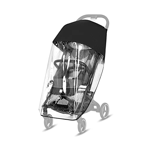 Capa de Chuva CYBEX 2-in-1 Rain Cover (Qbit+) Cybex - Móveis para bebês e crianças pequenas - 2 em 1, resistente, fácil de colocar, proteção extra