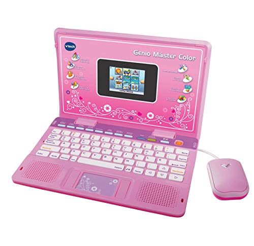 Computador para Crianças VTECH Genio Master Color Rosa VTech - Eletrônicos falsos - crianças, educacional, rosa