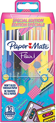Marcador PAPERMATE Flair (Multicor - Ponta Média - 1.5 mm) Newell Brands - Marcadores - multicor, ponta média, 1.5 mm, precisão