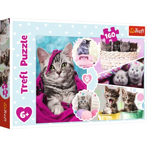 Puzzle TREFL Animais (Idade Mínima Recomendada: 6 anos - 160 Peças) Trefl - Quebra-cabeças - madeira, 160 peças, 6 anos, geométricas
