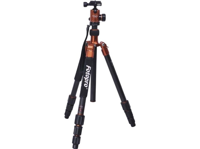 Tripé ROLLEI C5I Orange (Altura Máxima: 130 cm - Alumínio) Rollei - Tripés e monopés - 130 cm, 8 kg, 3 pernas, magnésio alumínio