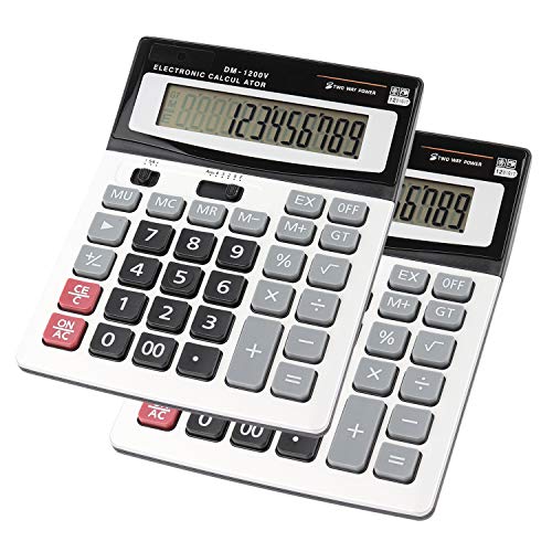 Calculadora de Escritório Hihuhen 2XCalculator | Preto HIHUHEN - Calculadoras básicas - escritório, preto
