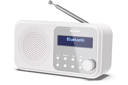 Rádio SHARP DR-P420 (Branco - Digital - FM/AM - Pilhas e Corrente) Sharp - Áudio - digital, dab/dab+, fm-rds, despertador, alarme, temporizador