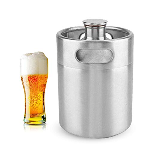 Mini Barril de Cerveja Inox 5L com Tapa em Espiral Zerodis- - Cozinha & sala de jantar - mini, inox, 5l, tapa espiral