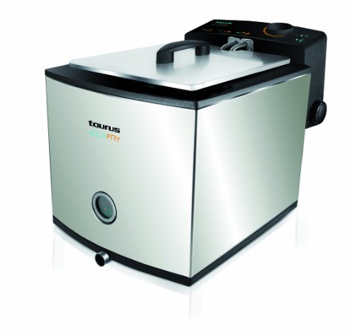 Taurus Aquafry 2000W Individual Preto, Inox Independente Taurus - Fritadeiras - 2000w, 1 kg, termostato regulável, escoamento água