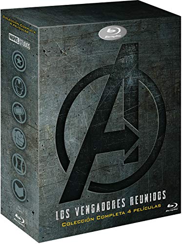 Blu-Ray Pack Tetralogy Avengers (Edição em Espanhol) Marvel - Dvds e vídeos - saga, 4 películas, Universo Marvel