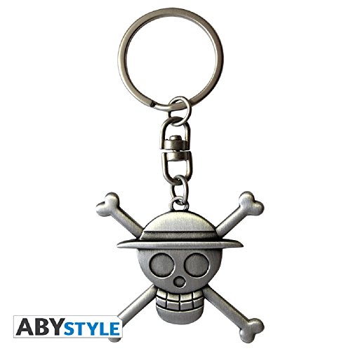 Porta-Chaves DISFRAZZES 3D Skull Ruffy (60 cm) One-piece - Porta-chaves - porta-chaves, crânio, sombreros vermelhos, tridimensional