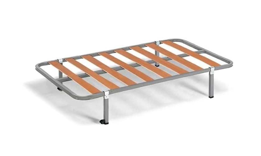 Sommier HOGAR24 ES com rodas e patas de madeira (105 x 180 cm) HOGAR24 ES - Conjuntos de móveis - rodas, patas de madeira, 105 x 180 cm