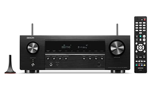 Amplicão Denon AVR-S660H 5.2 canais Preto Denon - Receptores de áudio e vídeo - 5.2 canais, class d, 110 w, preto