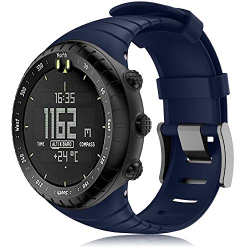 Bracelete SUUNTO Correa (Suunto 5 - Preto) BEIYING - Pulseiras de relógio - preto, suunto core smart watch, TPU, 20g