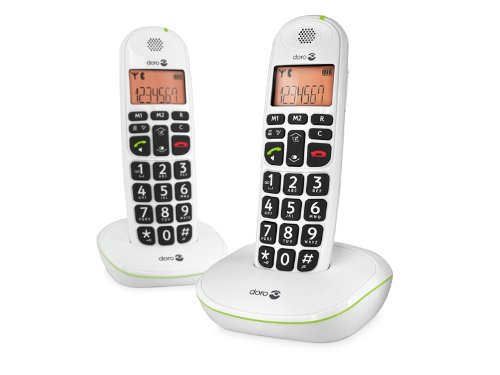 Telefone fixo DORO PHONEASY 100W DUO (DECT) Doro - Telefonia - 
