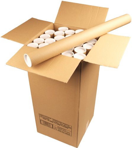 Tubo de cartão para envio postal de documentos AMBASSADOR Ambassador - Caixas de mudança e envio - preto, polipropileno, resistente à água, 625 mm