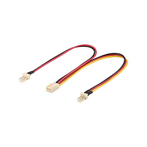 Cabo de Alimentação GOOBAY (Molex - 20 cm - Preto) Wentronic - Cabos de sistema e alimentação - macho/hembra, 20 cm, preto, molex