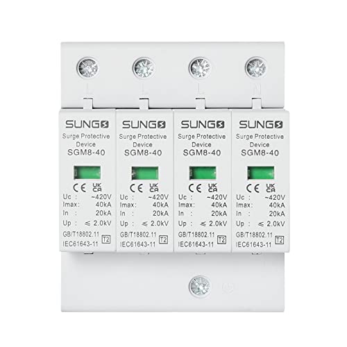 Protetor de Tensão MAGT 4P 40KA (4 tomadas) MAGT - Dispositivos de proteção contra surtos - tomadas, 40ka, interruptor, 4 polos