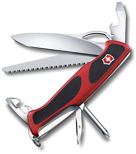 VPMKP-Victorinox-Ranger-Grip-78-Etui-Rouge-Blanc Victorinox - Ferramentas multifuncionais e facas - can opener, cap lifter, reamer, toothpick, tweezers