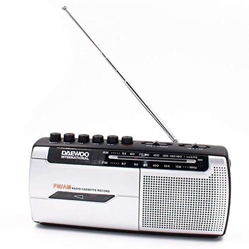 Rádio DAWEEOO DRP-107 (Preto - Digital - FM/AM - Pilhas) Daewoo - Áudio - am/fm, gravação, altifalantes, auscultadores