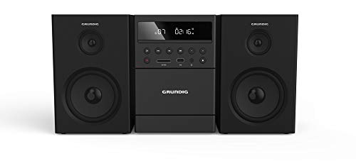 Aparelhagem de Som GRUNDIG MS 300 Micro Grundig - Áudio - bass reflex, memória FM, bluetooth, equalizadores