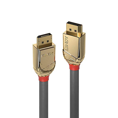 Cabo de Dados LINDY (DisplayPort - 50 cm - Dourado) Lindy - Cabos de áudio e vídeo - displayport, 50 cm, dourado