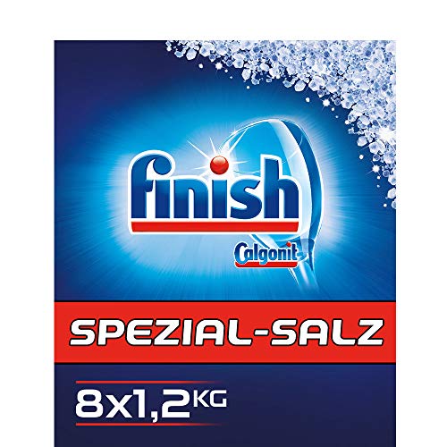 Sal de cozinha 8 x 1,2 kg (Preparação de Alimentos a Frio) Finish - Sal para amaciador de água - sal, cozinha, 1,2 kg