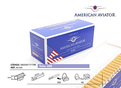 Tubos American Aviator 1500 com filtro de 15 mm HIBRON - Cartuchos de toner e jato de tinta - tubos, american aviator, filtro, 15mm