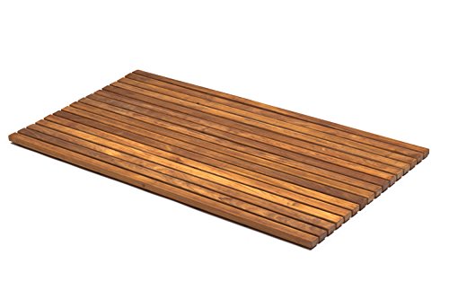 Toldo de Banho ZENKOOI OL01355 (Madeira - Tecar) ZENKOOI - Tapetes de banho - madeira, tecada, 66x86cm, anti-deslizante