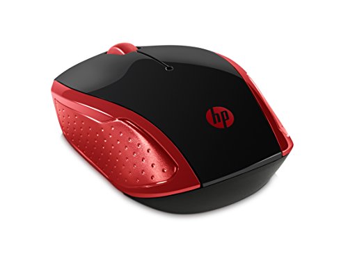 Rato HP 200 (Wireless - Casual - Vermelho) HP - Ratos e trackballs - wireless, casual, vermelho