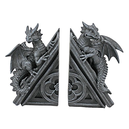 Figura de Ação DESIGN TOSCANO CL55773 (Castanho) Design Toscano - Suportes de livros - design, resina, pintada à mão, italianos